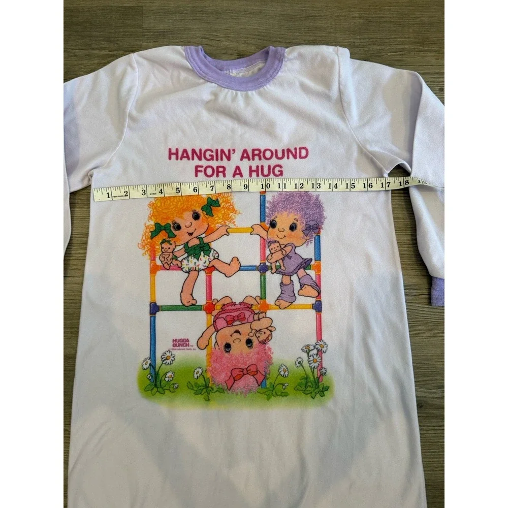 Vintage Hugga Bunch Nightgown Girls Size 14 Hallmark 80s Made USA 1984